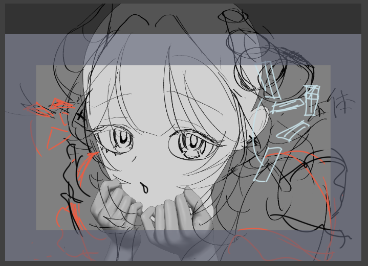Bat_to_002's tweet photo. アニメは形崩れそうで怖いからガイドに3Dをちゃんと使おうね… https://t.co/Xo7mUTTqDp