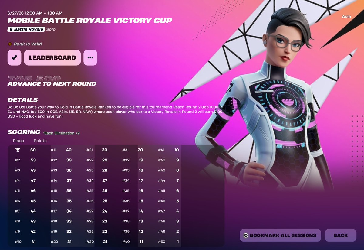 _ZaeOfficial's tweet photo. @FNCompetitive I qualified Asia and for some reason it’s saying I’m not eligible? https://t.co/hrZhH5HQyu