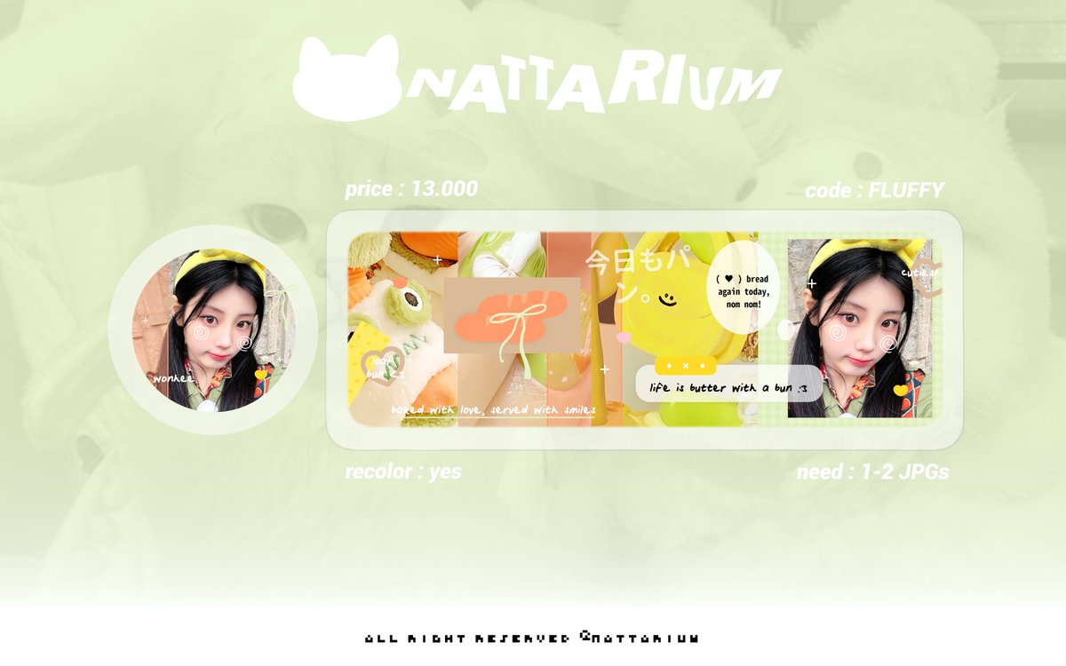 imnattarium's tweet photo. help rt /repost, thankyouu! 

hewlooomeoww! ospek time untuk katalog baruku "FLUFFY" <3 jika ada kesamaan dengan BA lain bisa dm aku iaa 💛 layoutnya ufs nicc, bisa req jugak! #bealanja
️️️️ ️️️️ ️️️️ ️️️️ ️️️️ ️️️️ ️️️️ ️️️️ ️️️️ ️️️️ https://t.co/ptOH46OsmW