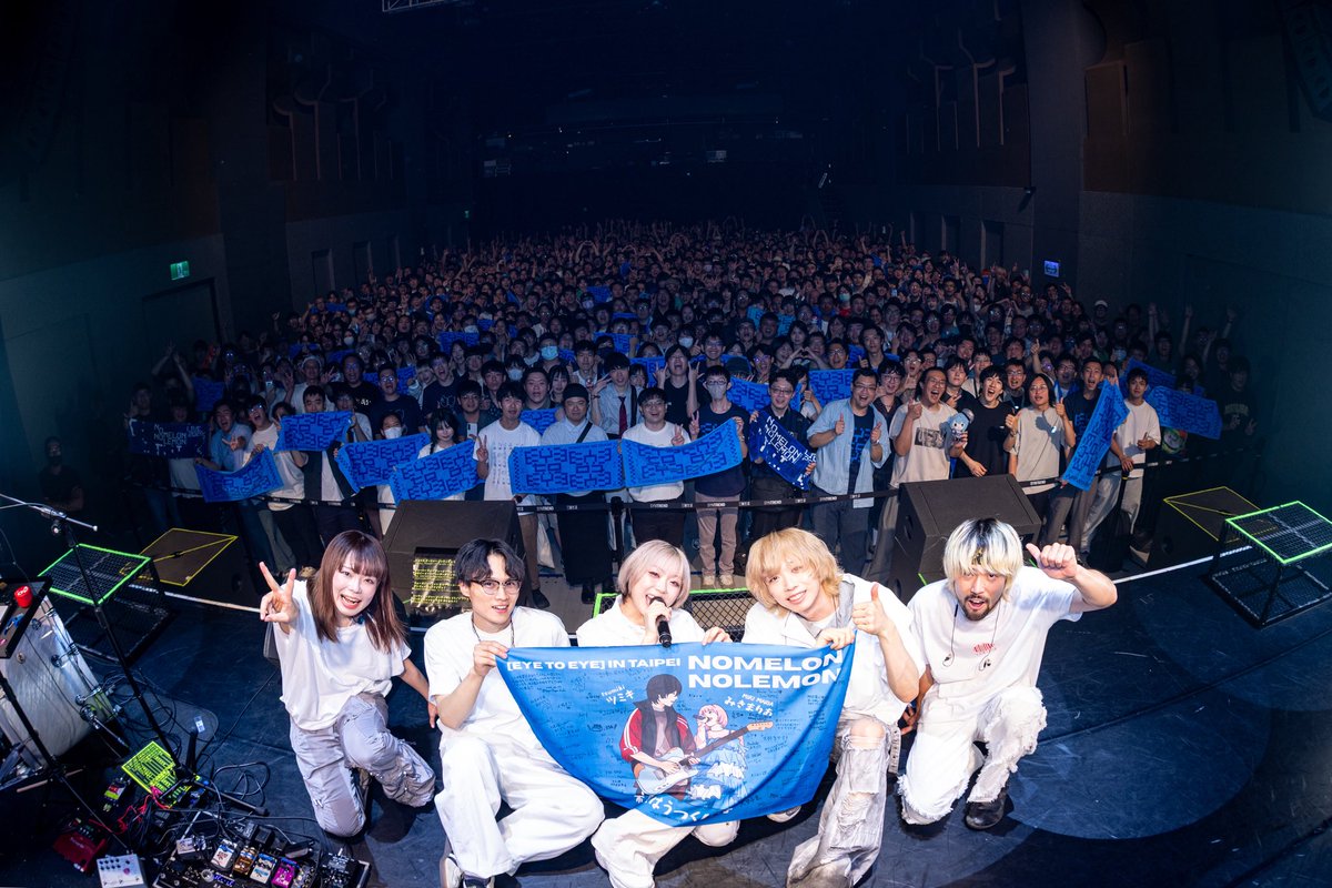 hisashimohb's tweet photo. 2026.06.27
『NOMELON NOLEMON "EYE to EYE"』
at 台北 三創生活園區 CLAPPER STUDIO

サポートさせていただきました🥁
また行きたい！
ありがとうございました！！

#NOMELONNOLEMON
#ノーメロ https://t.co/rLneTLcT7Y