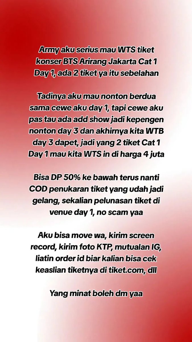 Letsgo_phoenix's tweet photo. @tratiara Plis aku bukan scam yaa, susah banget mau wts karena banyak army yang udah trust issue, padahal aku jujur beneran mau juall😭 https://t.co/Y9U5xRTJ4c
