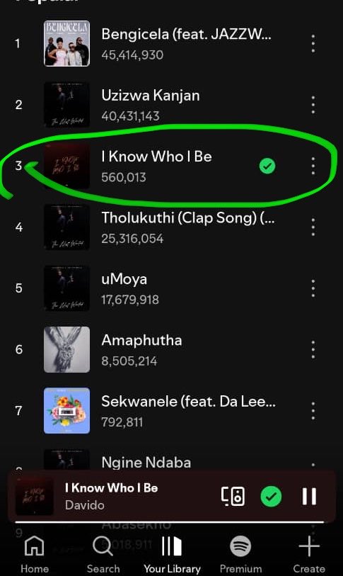 O3pleg's tweet photo. Woke up to knowing whom I’m 😍🐐.Once the second full Dav click na blast 💥.at 560k stream 
@davrel99 https://t.co/dEMFhLxwuu