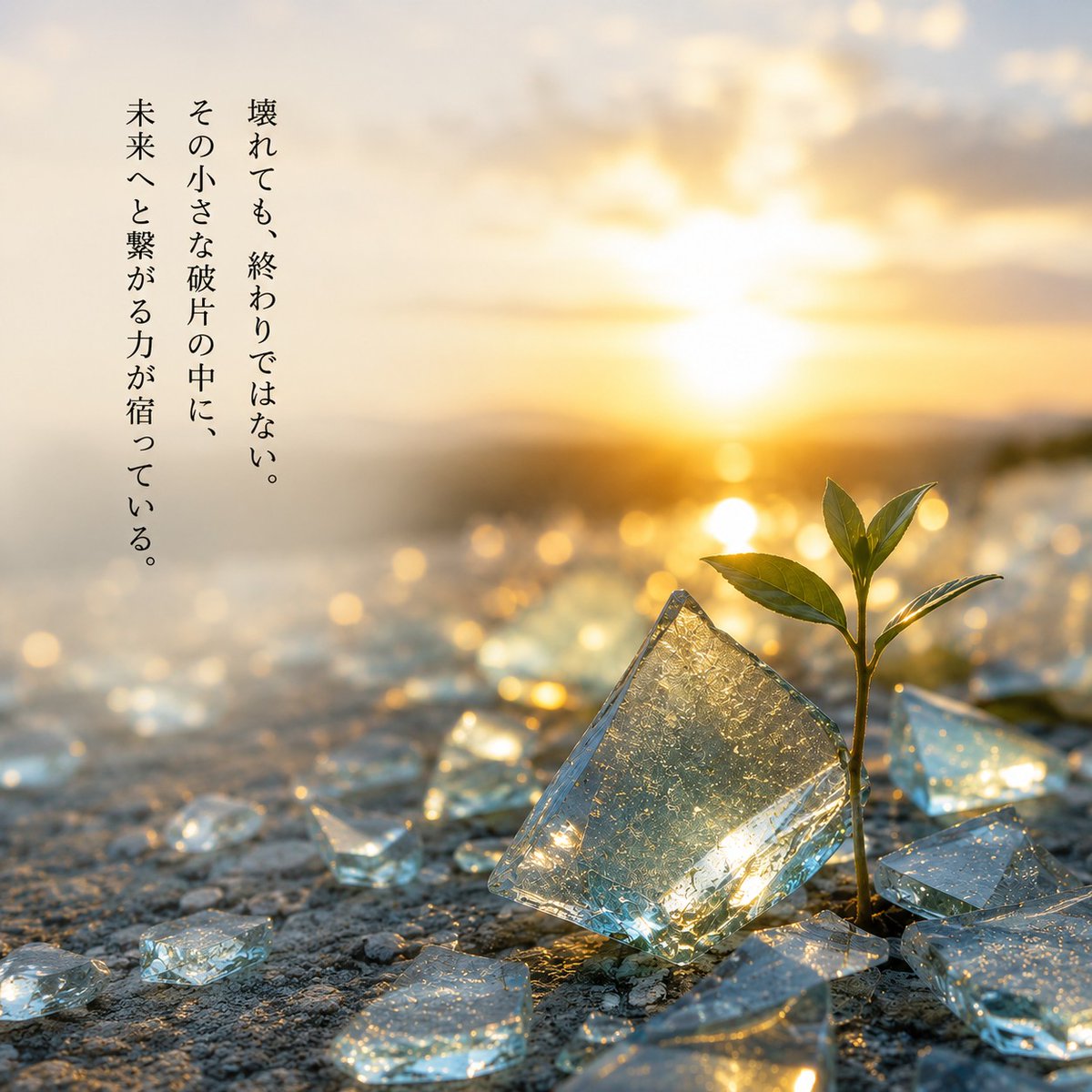 yuuki_hiroka's tweet photo. 砕け散る
一縷の望みの
破片には
なほも繋がる
力宿れり

「破片の力」

#短歌 #tanka #詩歌 #希望 https://t.co/gENjzczoQ1