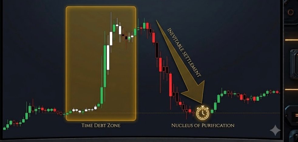 EisenM2528's tweet photo. #Time debt is a void left behind by the price when it chose to escape before completing its geometric maturation. In the '#IronVision ' framework, we believe that the #market does not allow for free escapes; every premature launch is a borrowing from future energy, and the inevitability of returning to repay this debt remains a constant and inescapable attraction.
@solana @Pumpfun