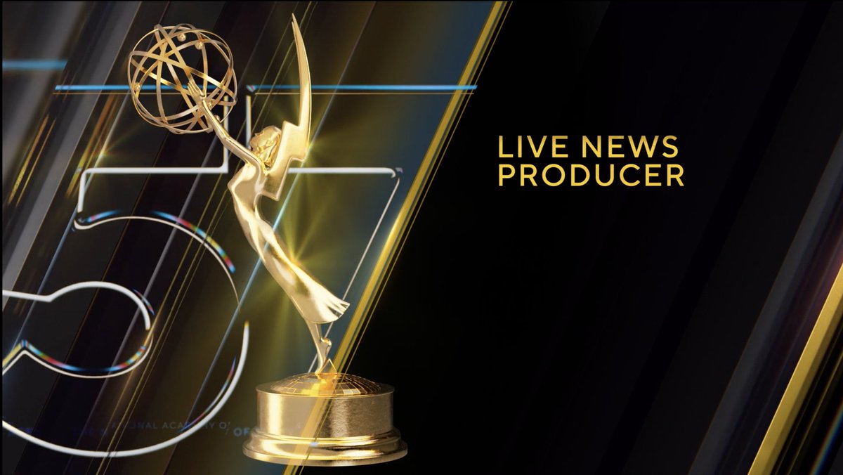 GreatLakesEmmys's tweet photo. Next up – the Emmy® for Live News Producer goes to Adam Peterson of @WISHNews8 ! Congratulations, Adam! #2026CGLEmmys https://t.co/ZPocUGvSKf