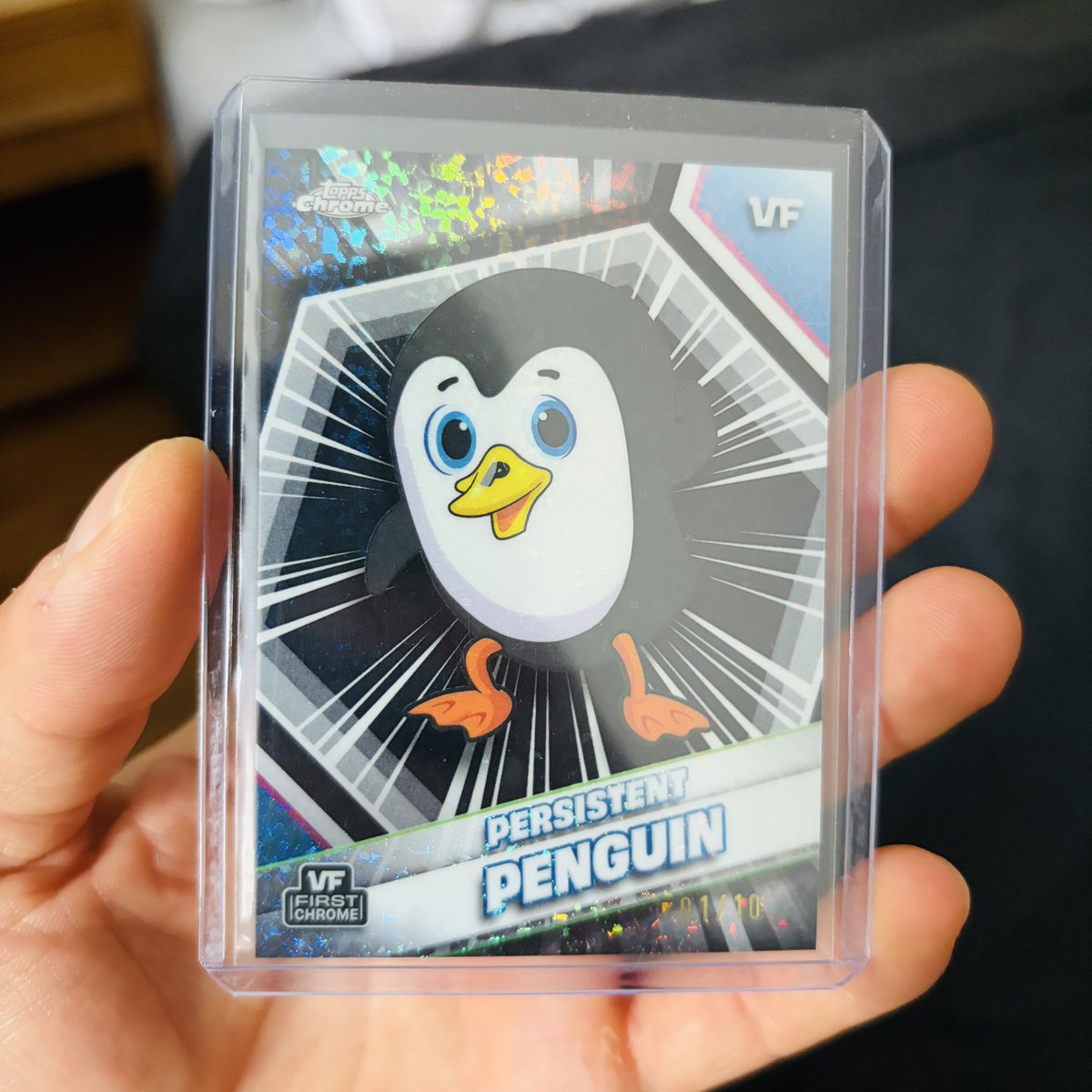 bcyra's tweet photo. DM me if you are interested in this card!

#veefriends #toppschrome #blackrefractor https://t.co/xd9EZA1IJh