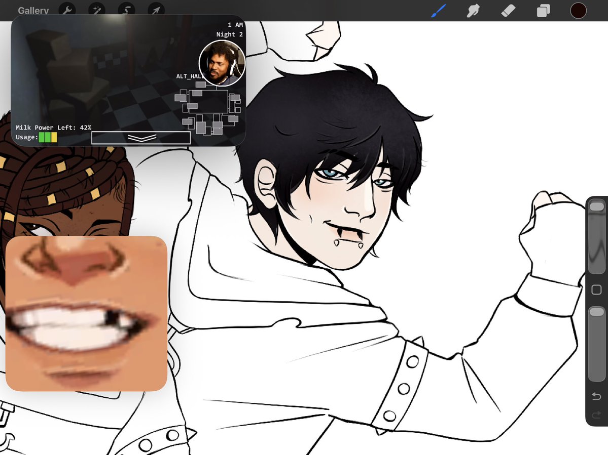 alcapurriass's tweet photo. Hi Sam/Dada#5

(Reminder these r supposed to be based off of my friends I’m not whitewashing my beautiful king H5NK, this is my beautiful boyfriend Sam) https://t.co/f9XI90CCqU