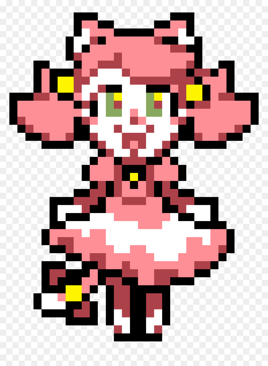 glubo11's tweet photo. despite being smaller her new sprite does a MUCH better job at actually conveying her design than the old one https://t.co/4hTTQhZl4F