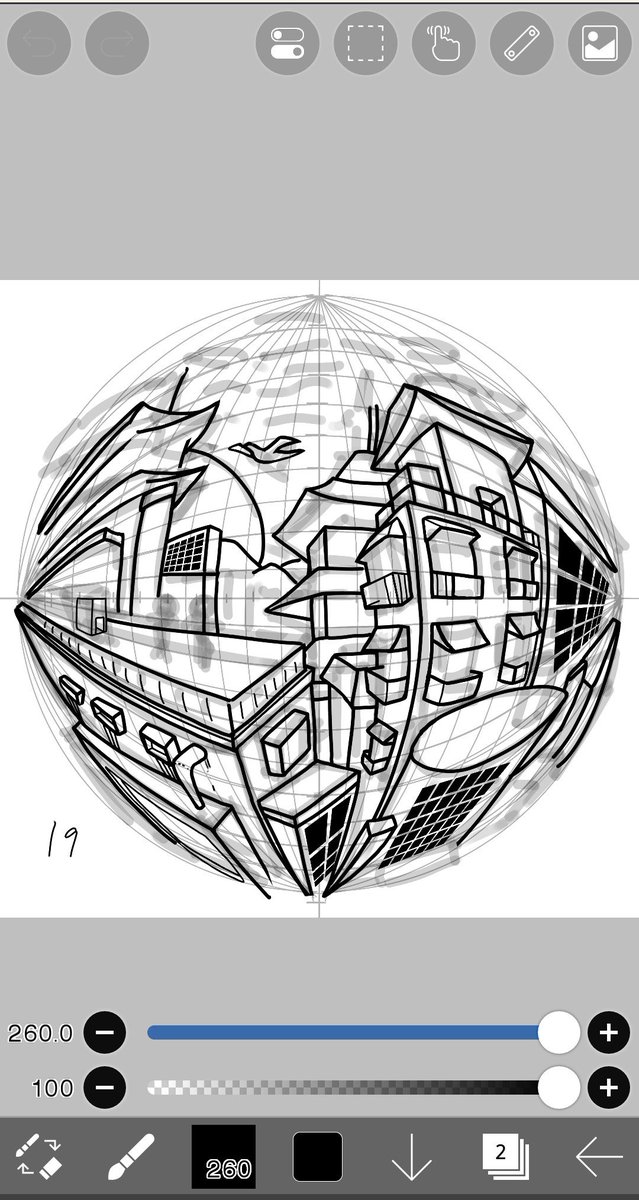 sevxaro's tweet photo. Kept Stalling finishing  this one piece artwork, i learnt 5 point perspective https://t.co/uUw9UvGbyc