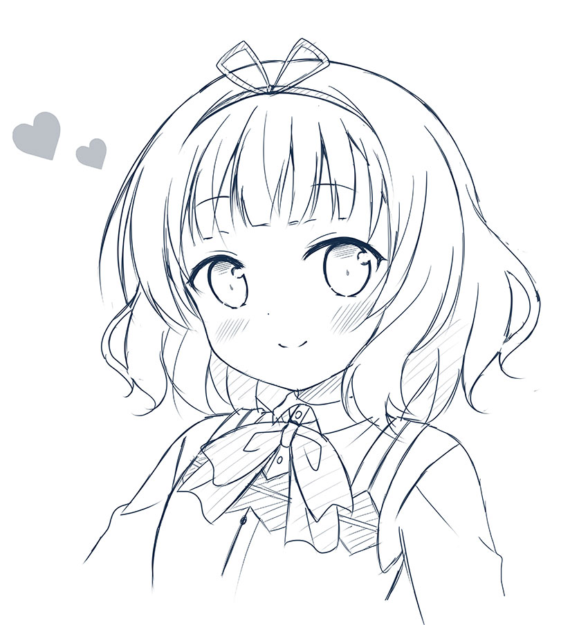 ãé¡ã§æãããã¡ããã€ã©ã¹ãã§ã
#gochiusa