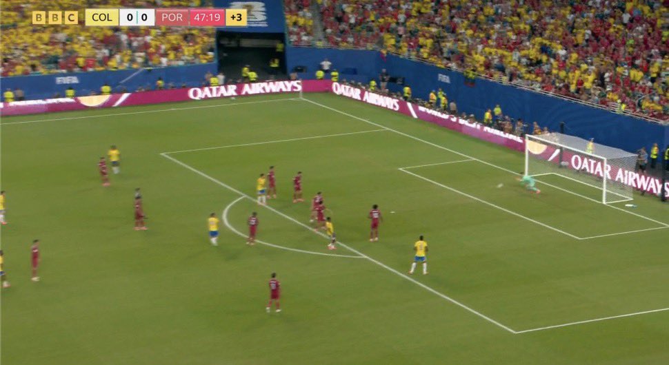 UTD_Seth001's tweet photo. 🚨Jamie Carragher on the end-to-end first half between Colombia and Portugal at the 2026 FIFA World Cup:

🗣️ “Wow… what a proper game of football we’re watching.”

“This is exactly what you want from a World Cup. Two teams going at each other, neither willing to sit back, neither afraid to attack.”

“It’s been end-to-end from the first whistle. One minute Colombia are creating chances, the next Portugal are flying forward.”

“The intensity has been unbelievable. Every tackle matters, every duel matters, and you can feel how much both teams want this.”

“Forget tactics for a second—this is about desire, commitment and quality.”

“Colombia have been fearless, while Portugal have shown flashes of why they’re one of the favourites.”

“You honestly can’t take your eyes off this game because it feels like another goal could come at any moment.”

“This is World Cup football at its very best.”