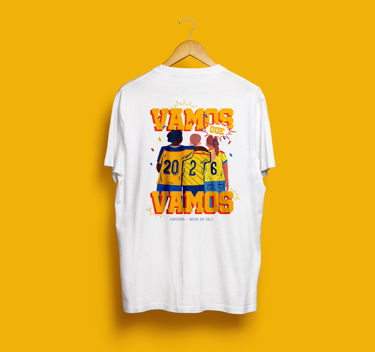 Suntuosa's tweet photo. Si #Colombia  gana te regalamos tu próxima camiseta caleña favorita.

Para participar en el sorteo por una solo le das RT a este tweet y listo. https://t.co/dKyne354d9