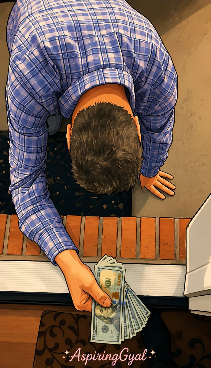 AspiringGyal's tweet photo. When he knows the way to my heart is on his knees with a stack  🎀💵😌 https://t.co/Qbd2uUaEBd