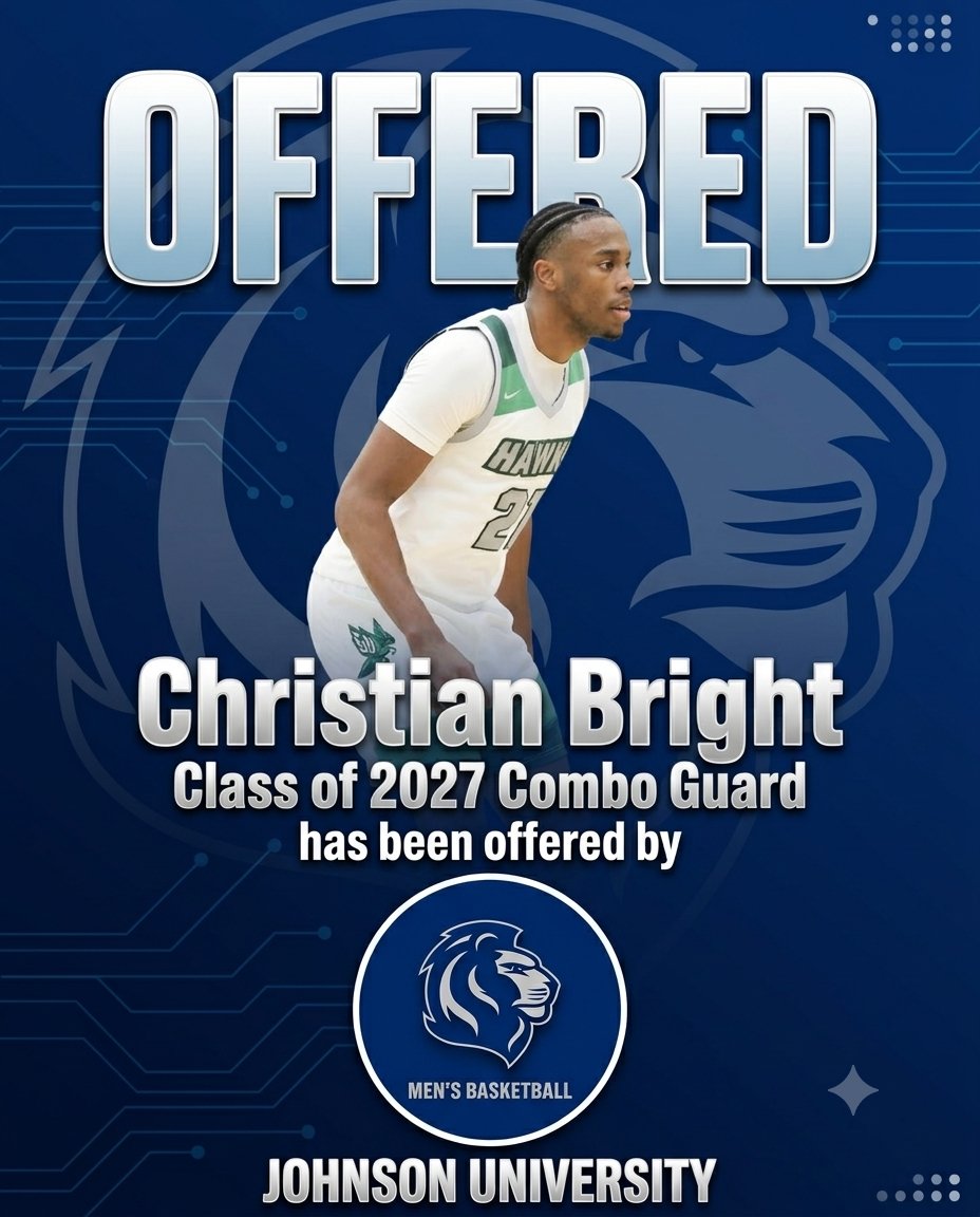ChristianGBrig1's tweet photo. Excited to share that I've received an offer to play at Johnson University. Huge thanks to @CoachSharp24 & the entire @JUBasketball staff for the opportunity! 🙏🏾 
#BuildTheHill 💪🏽 #recruitingtrail
@CourtneyHoops90 @KevinMoses38 @GradyMajors @MainStreetPreps @BCATHOOPS @District7AAAA @CFirstAthletics @Realhoops_FL @Mammoth_Recruit @D3Direct @NashvillePreps @615Preps @TweetsbyCoachP @PrepHoopsTN @TNRunAAU @GreenHill_Hoops @ondecktnmbb