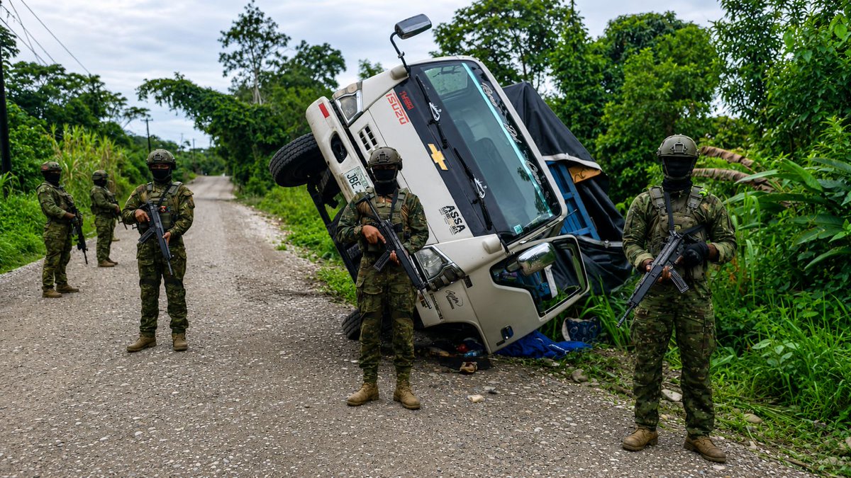 FFAAECUADOR's tweet photo. #Sucumbíos | Las Fuerzas Armadas del Ecuador decomisaron aproximadamente 1.100 galones de combustible durante una operación militar de reconocimiento ofensivo ejecutada en el cantón #LagoAgrio.
#EcuadorUnaSolaFuerza
#FFAAContigo https://t.co/GSoIHhgzGi