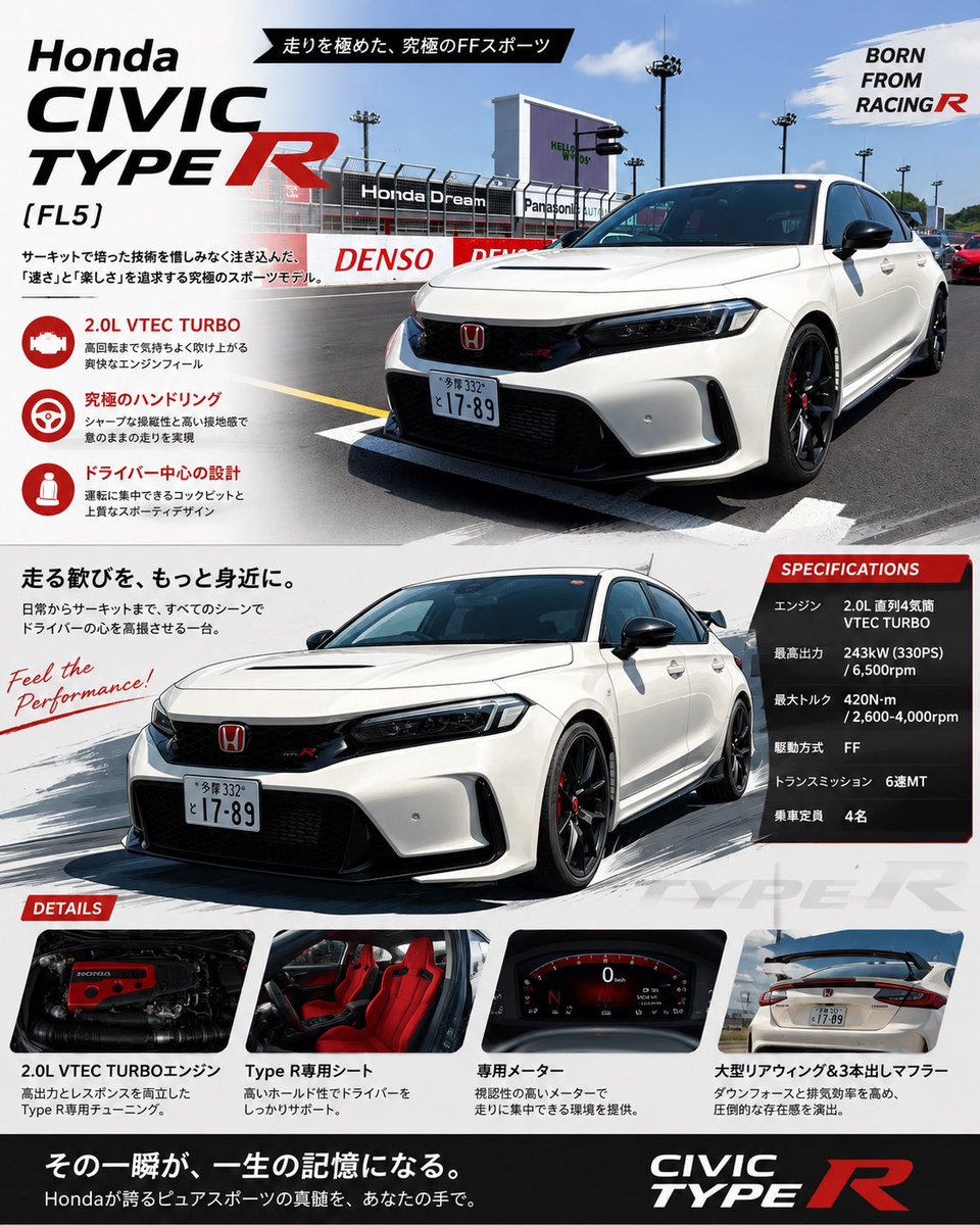 TYPER2001's tweet photo. #FL5
#CIVIC
#HONDA https://t.co/cDKIbtY06h