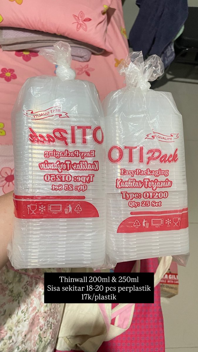 prelovedcorner's tweet photo. WTS JUAL
Cocok untuk yang suka prepfood lauk, ada tutupnya juga
Thinwall 200ml &amp; 250ml
Sisa sekitar 18-20 pcs perplastik
17k/plastik
Bisa oren https://t.co/xB7tKSaj5j