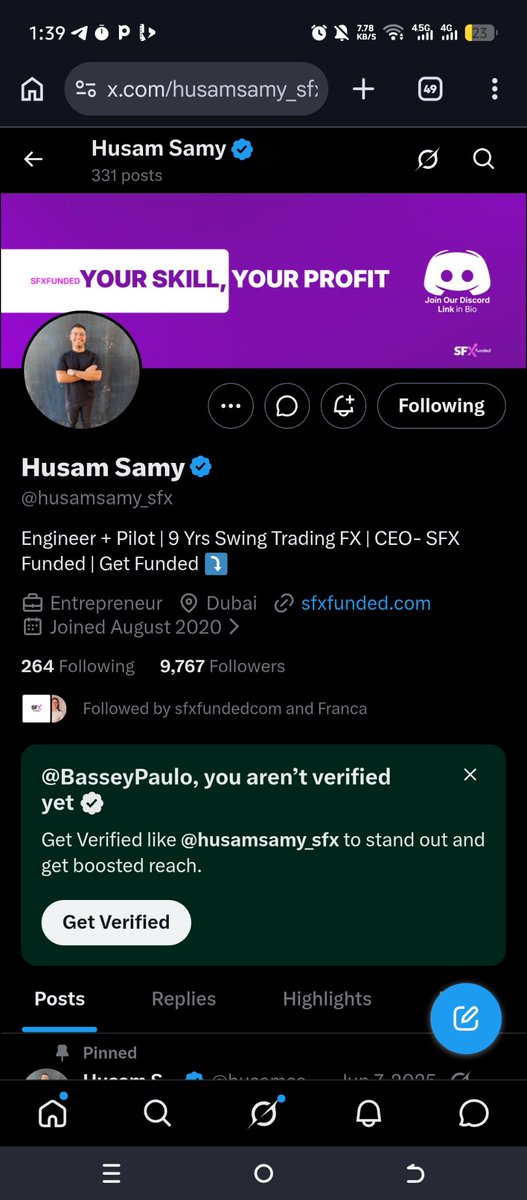 BasseyPaulo's tweet photo. @sfxfundedcom @FrancaSFX @husamsamy_sfx $15K https://t.co/bngH6oAI5b