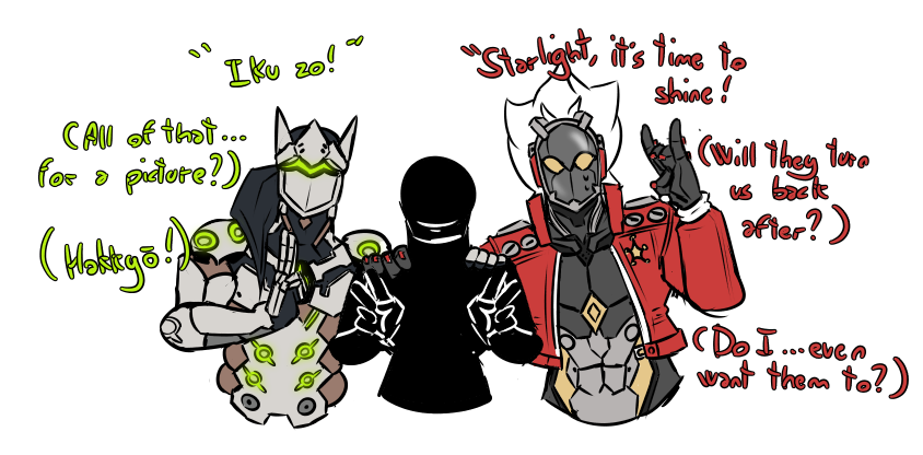colesasinus's tweet photo. I have never played either game but i like athletic looking robot dudes so enjoy.

Sorry I was too weak to shade it.
You can find the text below https://t.co/uTSgsuPYAX