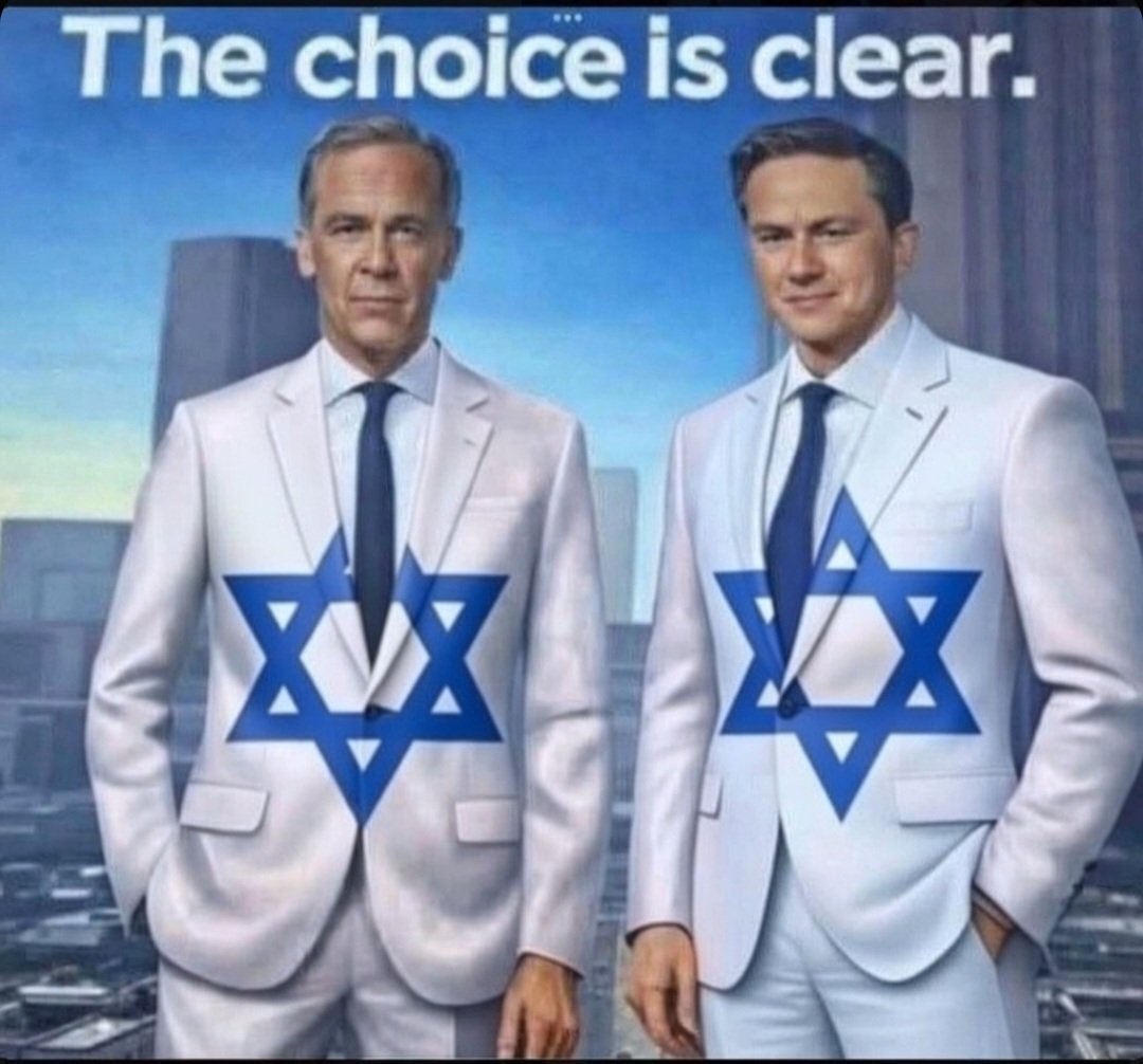 DerekHarkley's tweet photo. @MarkJCarney Stfu jewish central banker employee.  Traitor to our nation you all are in government 🖕 https://t.co/iLS45dBJtY