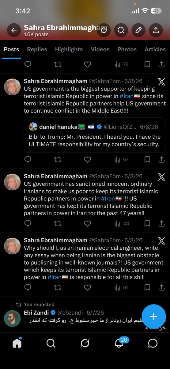 SahraEbm's tweet photo. US government tries hard to keep its terrorist Islamic Republic partners in power in #Iran the same as past 47 years to prevent any collaboration between Americans and Iranians!!! Which country does US government serve rather than US?!! https://t.co/zyrmEstJPS