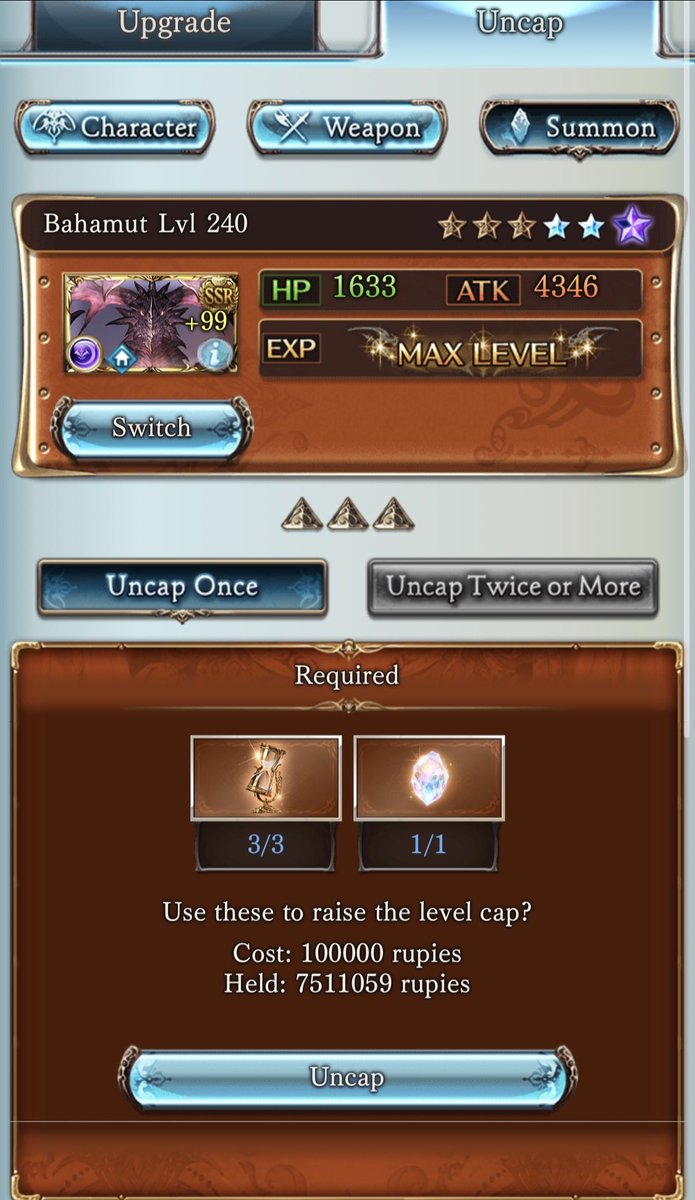 4ever_endeavor_'s tweet photo. Ggs gw! 🫡 Got myself a sunlight stone and a sand… Now do I finally finish the last stage of Bahamut or save 🤔 #gbf https://t.co/7Q1ASpmyUK