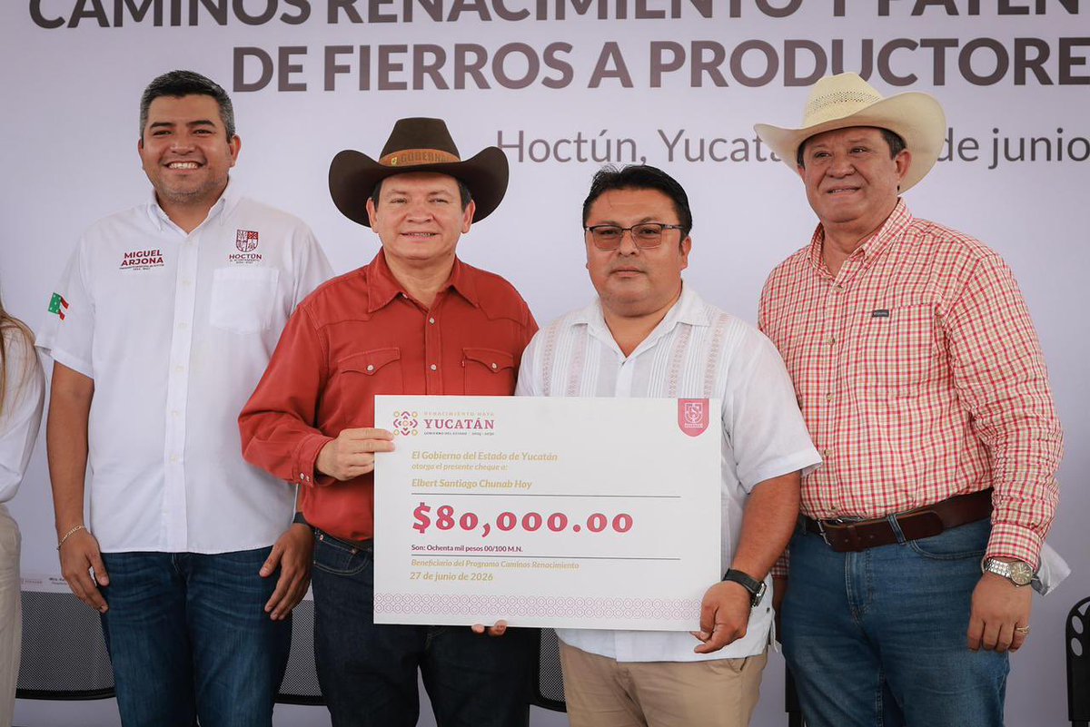 rompemid's tweet photo. MILLONARIO APOYO PARA EL SECTOR RURAL

El Gobierno de Yucatán anunció una inversión de 116 millones de pesos para fortalecer la ganadería, la apicultura, la producción de traspatio y los caminos rurales en municipios del oriente del estado.

https://t.co/x0Deo3gXpw https://t.co/RyzjvsZOpJ