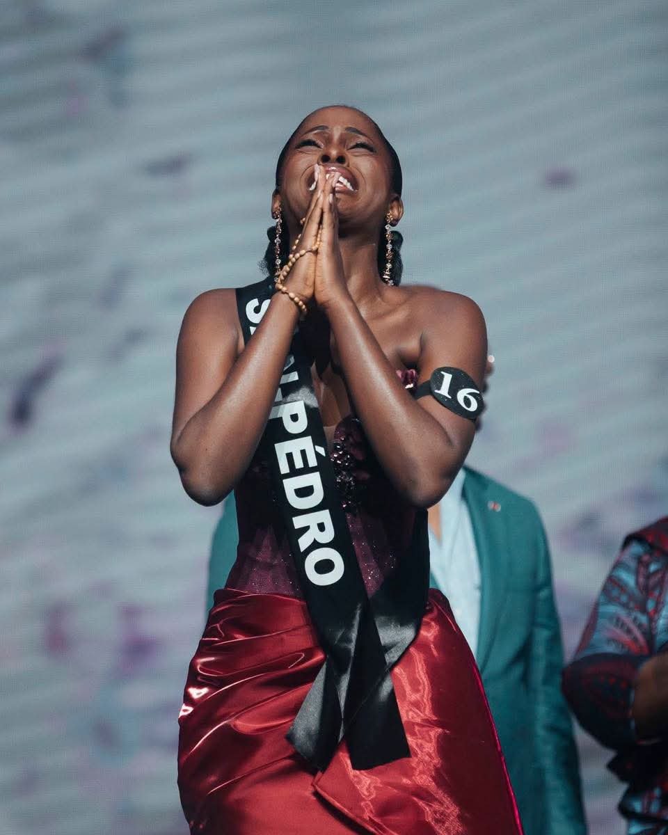 Chroniques225's tweet photo. • Louisette N'GUESSAN (San-Pedro), Miss Côte d'Ivoire 2026 👑 https://t.co/ienvy041BE