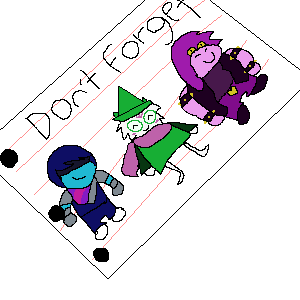 EYamcha258524's tweet photo. aqui un dibujo hecho de forma pobre sobre 3 personas sonriendo que probablemente no conozcan.
ojala lo recuerden, o minimo no lo olviden.
#pixelart #deltarune #undertale https://t.co/rlep3O6FdY
