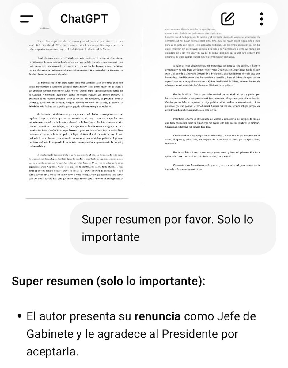 MarioMajdalani's tweet photo. Solo lo importante. https://t.co/DiEVz9LqpR