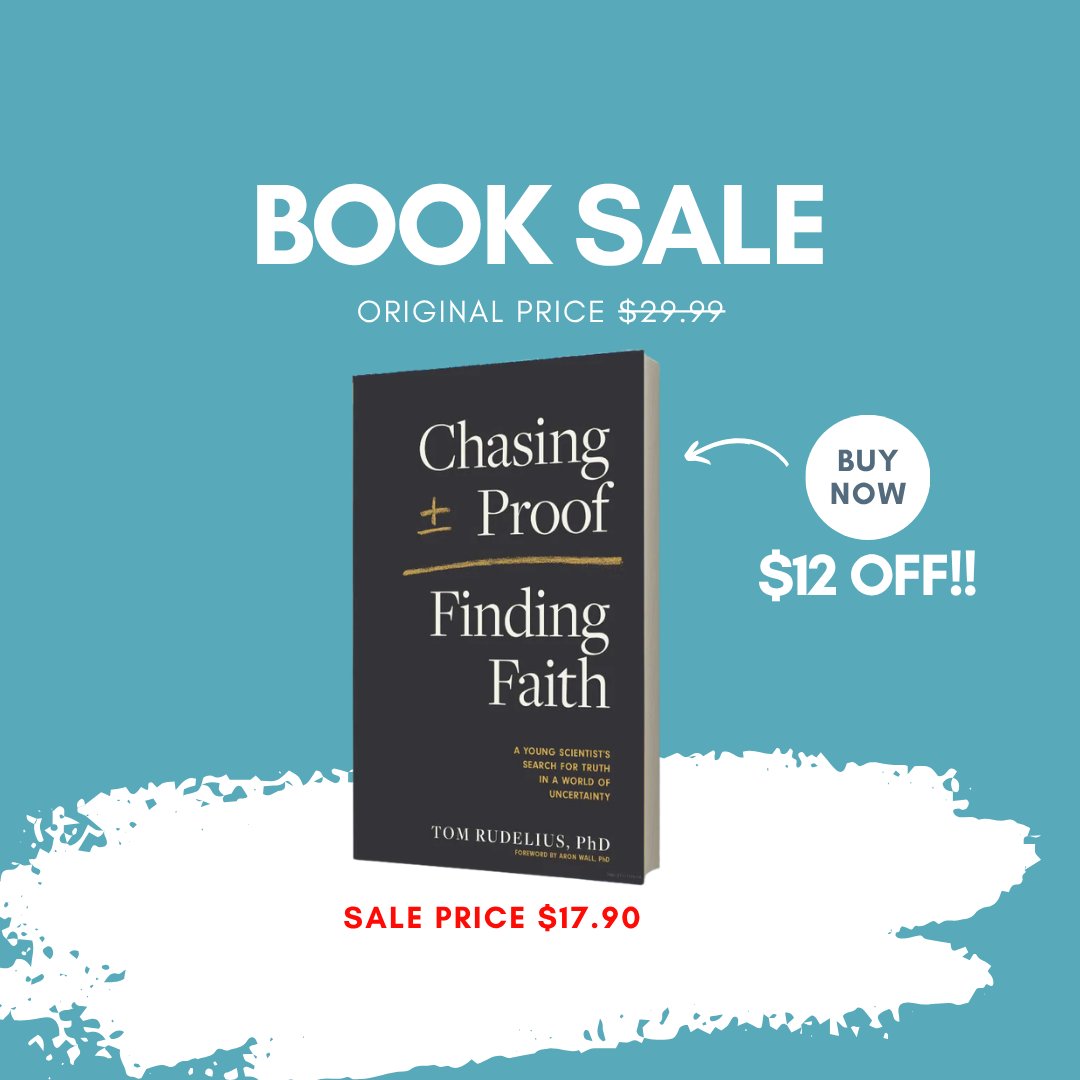 ThinkingNZ's tweet photo. 🔥 $12 OFF!!

“Where’s the proof?”

It’s the question behind many doubts.  

In Chasing Proof, Finding Faith, Tom Rudelius explores the relationship between science, reason, and belief in God, showing why faith isn’t a blind leap.

🔗 https://t.co/BC7PXLs4Zd https://t.co/1uyWCvxnYh