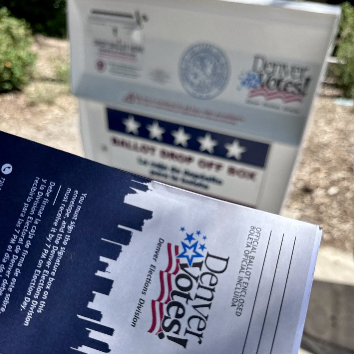 KyleClark's tweet photo. Cast the first primary ballot of my life today https://t.co/99PPHCsl7U