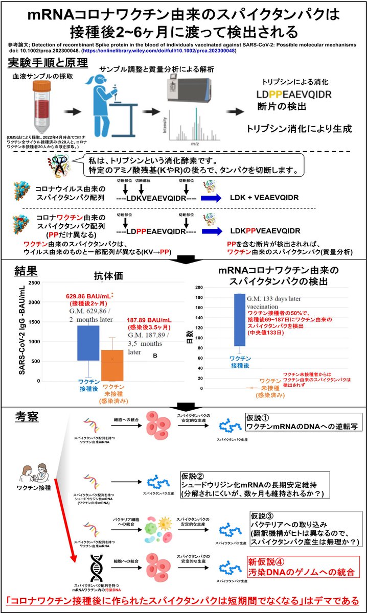 GVdFrnRWbN18944's tweet photo. さらに大前提として、mRNA製剤は根本的欠陥を多数抱えている。

製造過程におけるDNA汚染に始まり、DDS問題, タンパクの合成量や合成時間を制御できない, シェディング(排出)問題など、挙げればキリがない。

mRNA技術はゴミ確定。
副作用研究は将来の薬害の温床になるだけで、社会的意義はない。 https://t.co/sxpCR8krNX