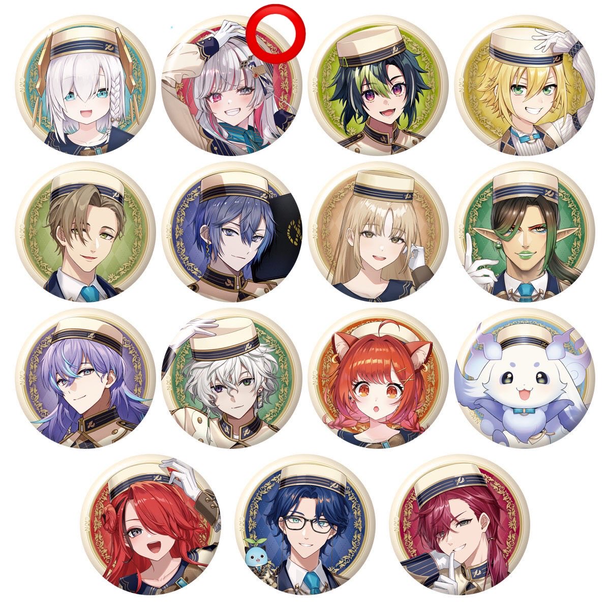 sara07t6's tweet photo. 【交換】
にじさんじ　缶バッジビスケット

譲→画像1
求→画像2、3（石神のぞみ　ジョー力一）

葉加瀬冬雪は交換を迷っていますので星導ショウか叶を優先します
郵送にてお願いします
検索からもお気軽にお声掛けください https://t.co/LxijUg3yAB