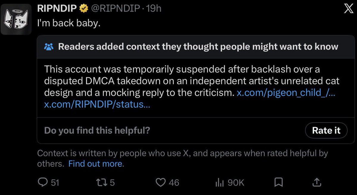 Tainted_Hannah's tweet photo. ive never heard of rip n dip before but this is genuinely fucking pathetic https://t.co/kZPOvUkVFD