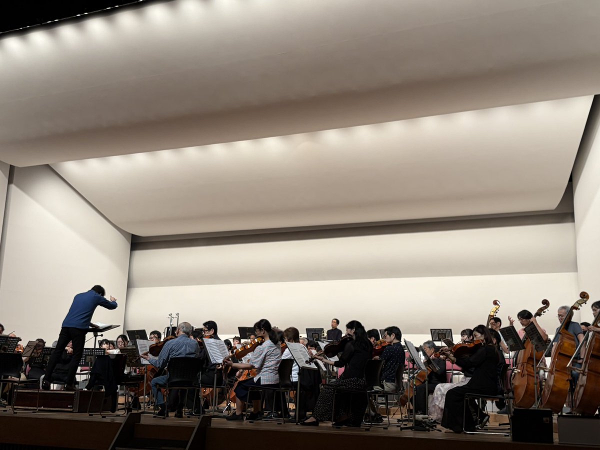 nipponsymphony's tweet photo. 絶賛リハーサル中♪ https://t.co/PEcqDB9B3c