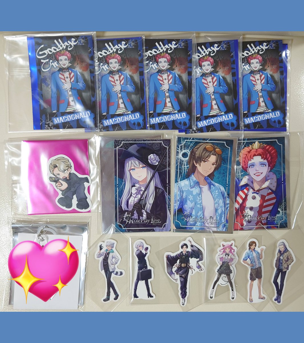 mtPG28_sub's tweet photo. 【交換】ストグラ　RPL　GRPL　グッズ　ステッカー　チェキ風カード　アンブレラマーカー

譲→画像1枚目
求→画像2枚目🎰
同種、異種問わず同等のもの検討します🙆

郵送交換◎
予定が合えば手渡し交換可能です！
大阪(主に梅田)

よろしくお願いします。 https://t.co/NQUo7KyVR0