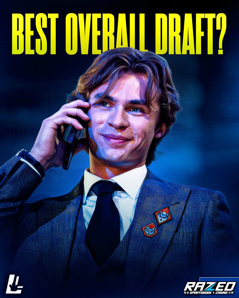 Leafslatest's tweet photo. Did the Maple Leafs quietly have the best overall draft among all NHL teams this weekend? 👀

Many hockey sites that graded the draft seem to think so (one of, if not the best drafts).

🔹 The Athletic: A+
🔹 Elite Prospects: A+
🔹 Daily Faceoff: A+
🔹 The Score: A
🔹 Bleacher Report: A

I suppose time will tell, but when you land the best overall player in the draft along with countless steals in the later rounds, widely agreed upon as great depth picks, it’s hard not to love what John Chayka and company have done this weekend.

Free agency + more trades next 🤩💙

#leafsforever