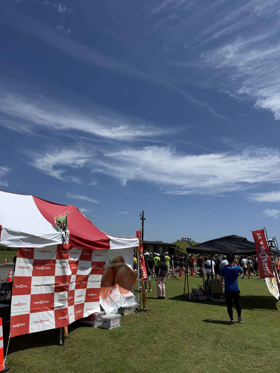 doikentaro's tweet photo. 宮城県たまねぎリレーマラソン
台風予報からの何故か晴天になりました笑 https://t.co/qyUNZqeIt8
