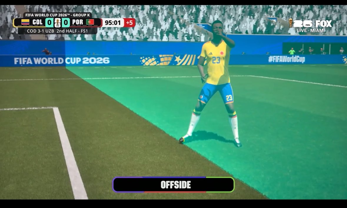 ArenaFanatic's tweet photo. This offsides call for Columbia! Wow! https://t.co/0JFJlwBfYR