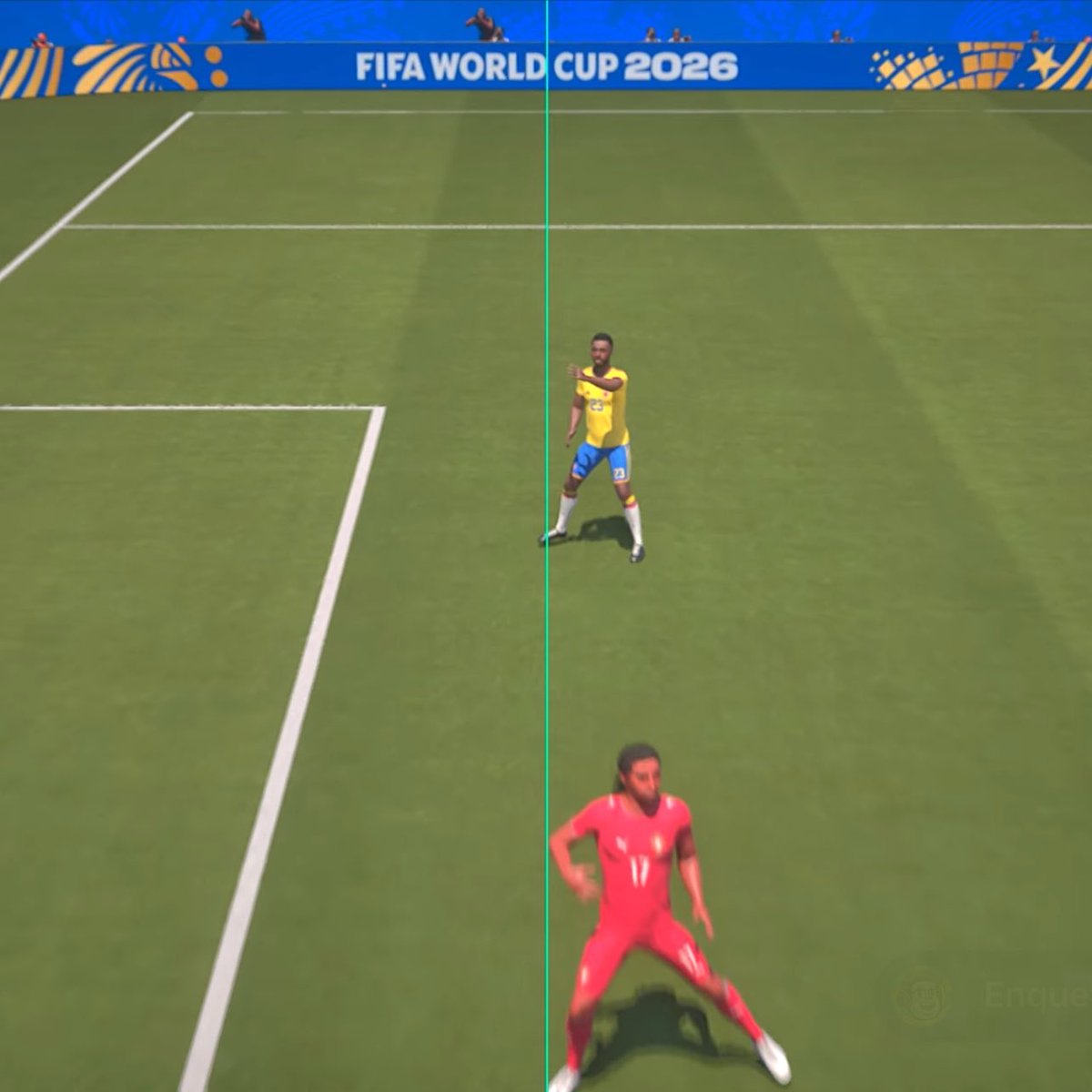 golsdobrasil1's tweet photo. 🇨🇴 A ponta da chuteira do jogador da Colômbia tirou o gol colombiano.

📸 Reprodução/Cazé TV https://t.co/wHknKYXo5j