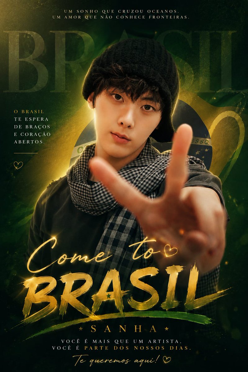 Adriana77292414's tweet photo. 💜🇧🇷 Queremos você aqui novamente, Yoon San-ha.
Sua passagem pelo Brasil deixou memórias inesquecíveis e, desde então, nossos corações sentem saudades do seu sorriso, da sua voz e da felicidade que você trouxe para nós.
  🇧🇷💚💛
#ComeToBrazilSanha #BrazilMissesSanha #YOONSANHA https://t.co/QV1GWsAW7Z
