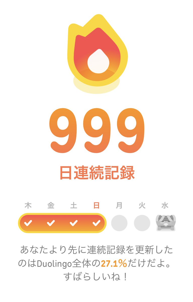 tanipon69's tweet photo. Almost！！

#duolingo https://t.co/j6nCxZEDwC
