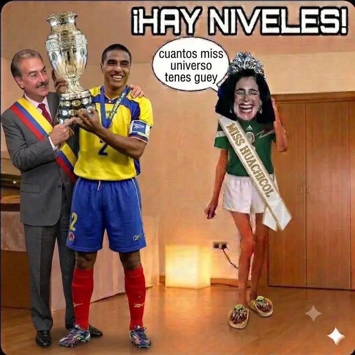 UribeLegado06's tweet photo. @Comeioca @FCFSeleccionCol Gananos en una final de copa América y hablamos
Mechicano

En 16 avos toda sudamerica es Ecuador para que los eliminen https://t.co/6ygOamoKam