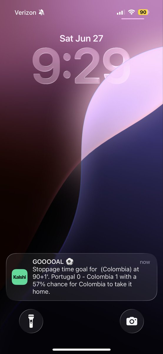 donottailmebro's tweet photo. Get your fucking notis fixed @Kalshi https://t.co/D0Cc4Hp299