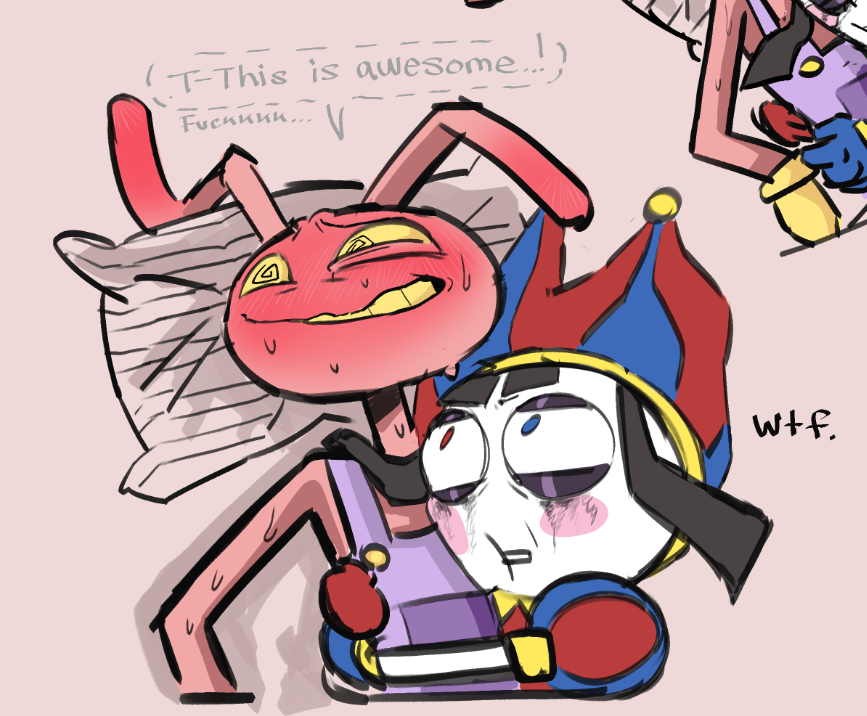 RT @gem_septem: pomni tries to cope with losing jax by trying to