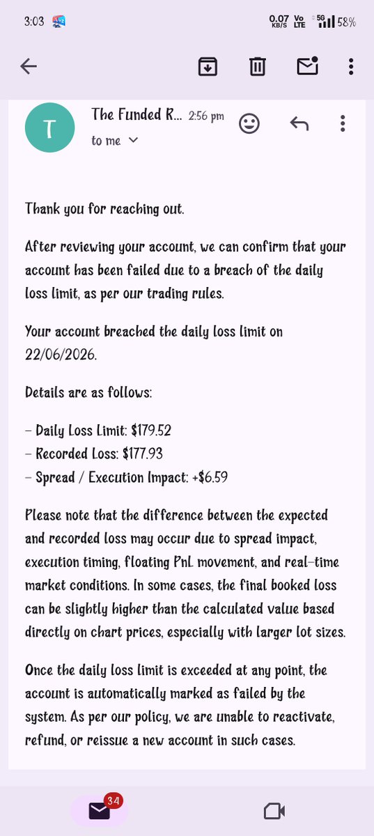 traderjack03's tweet photo. @thefundedroom Vai payout nehi dena ke kinta baja doge vai ulta sidha rules lagake etna scam mat karo @thetraderoom_ https://t.co/KAVY0ezUhk