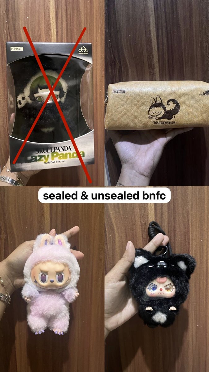 w0odybuzzy's tweet photo. WTS, all popmart things and etc✨

all 130k an kecuali labubu v3 lucky
unsealed but never used yaa🤩🥰

https://t.co/8nGdUv3ZRC

#wts #wtb #zonauang #popmart #bb3 https://t.co/vPEEhfc4T4
