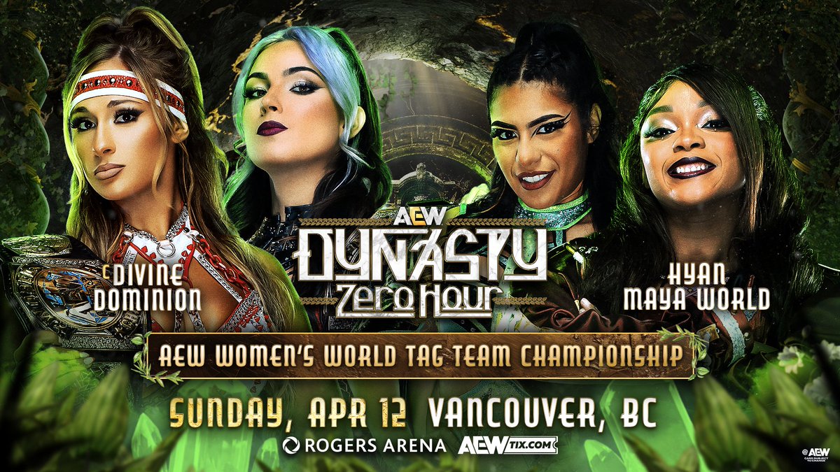 istomatoafruit's tweet photo. To go from being signed, two AEW PPV matches and in the main event of Collision in seven months.

Hyan &amp; Maya World are doing something right. https://t.co/ip03gKz9BF