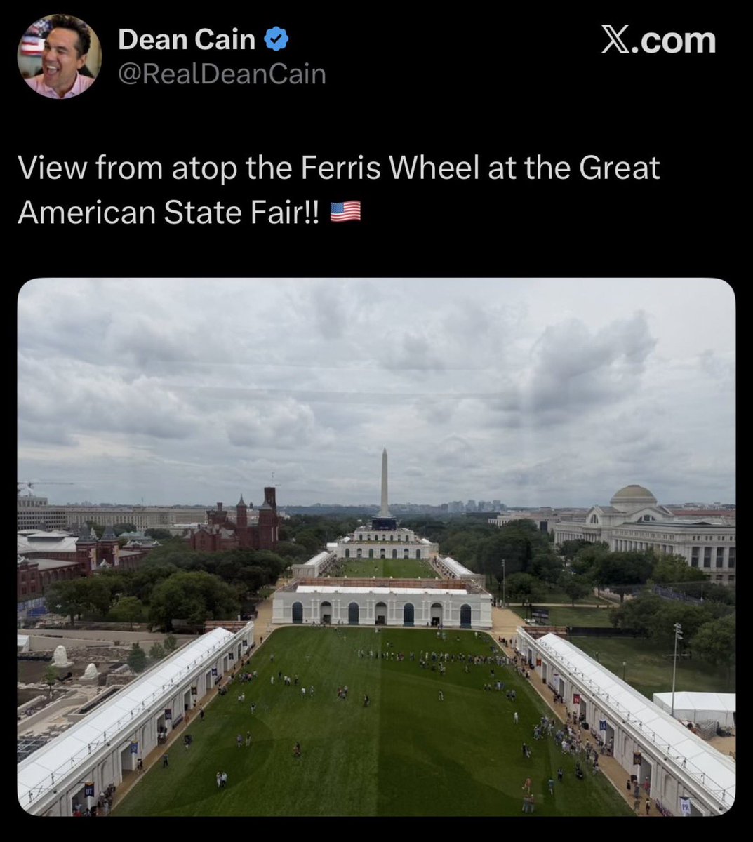 SundaeDivine's tweet photo. They could’ve held this in a Cracker Barrel parking lot and still had room to spare. https://t.co/jA8ATdzmOd
